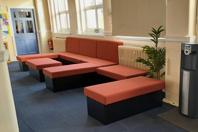 Ava Booth Seating - Backless booths