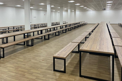 City Dining Bench Sets (Photo courtesy of our customer)